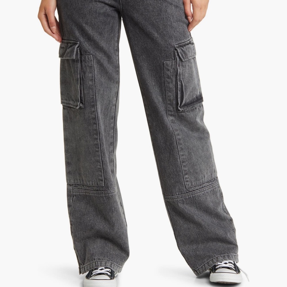 Black Flare Wide Leg Jeans